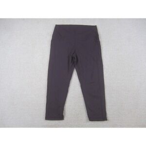 Zyia Active Pants Girls 14-16 Purple Running Workout Gym Compression‎ Yoga Capri